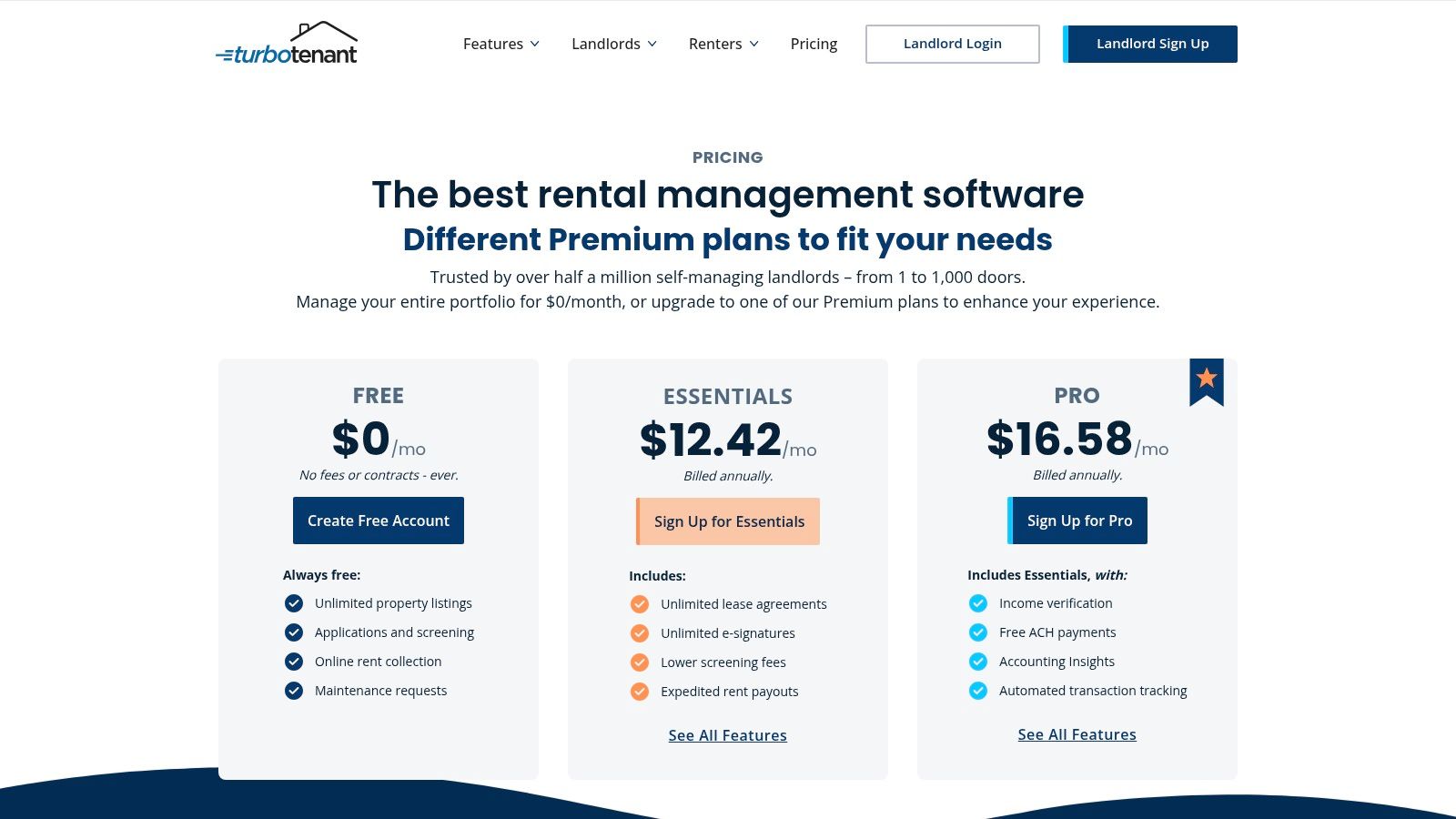 TurboTenant pricing and features