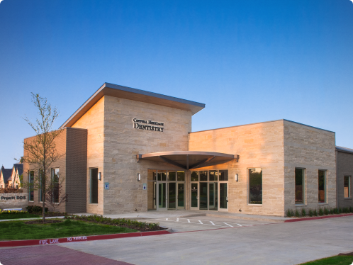 Coppell Heritage Dentistry's office located at 301 S Denton Tap Rd #110, Coppell, TX 75019.
