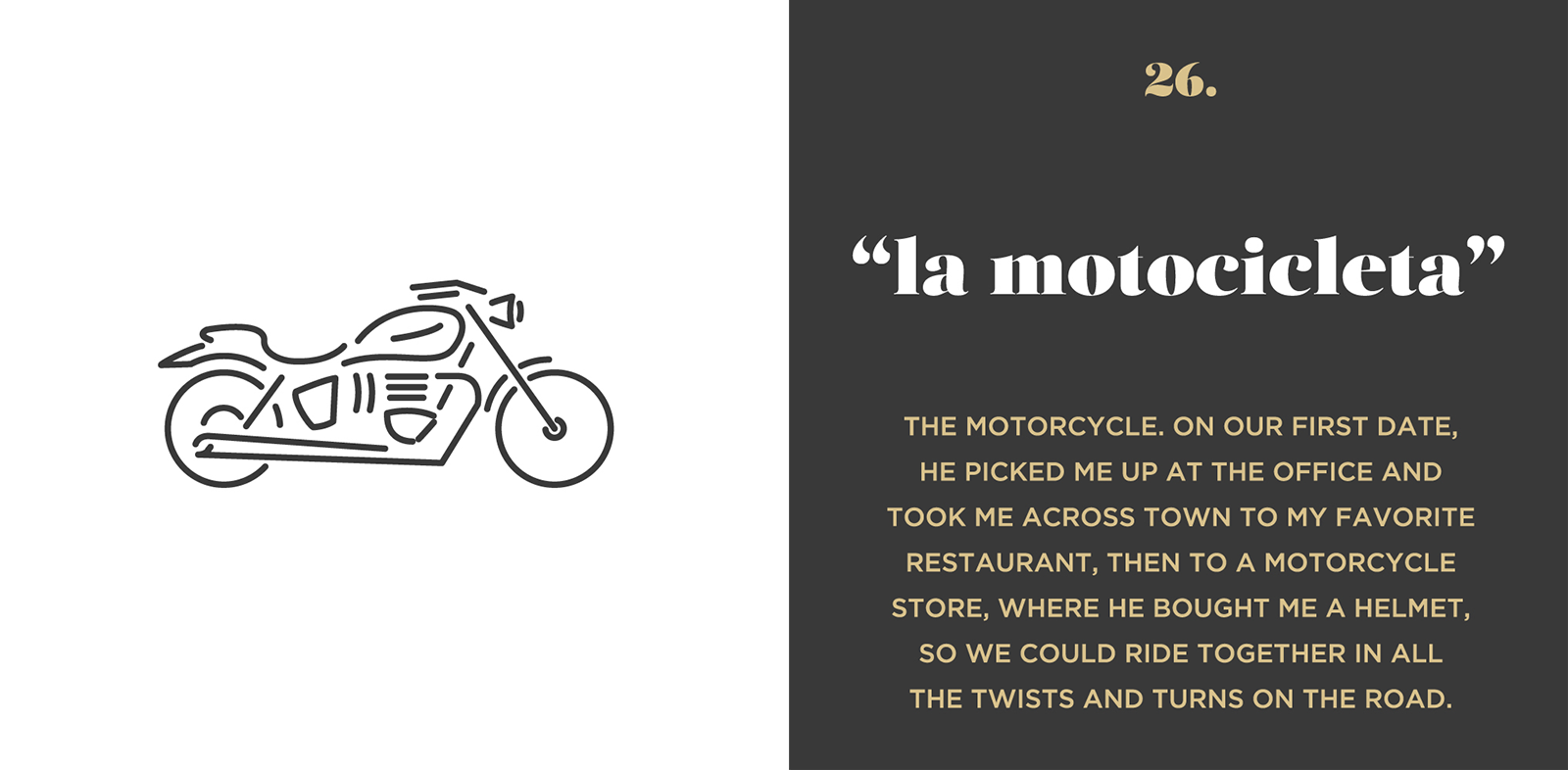 La motocicleta illustration & story