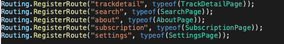 sample code additional routes