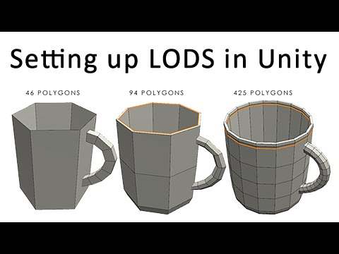 setting LODS in unity