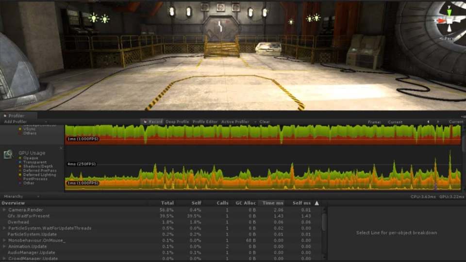 sample unity profiler