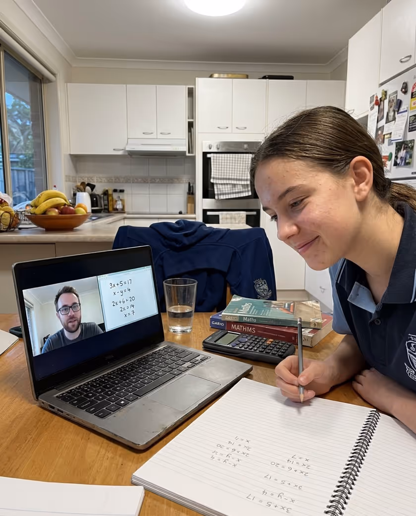 Online maths tutoring lesson with Tutero