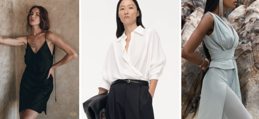 elegant peace silk clothing for women