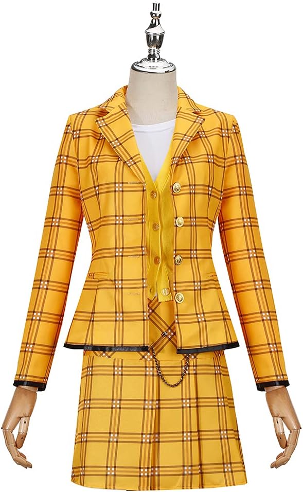 Weixu Cosplay Costume Fancy Plaid Uniform Full Set Halloween Outfits