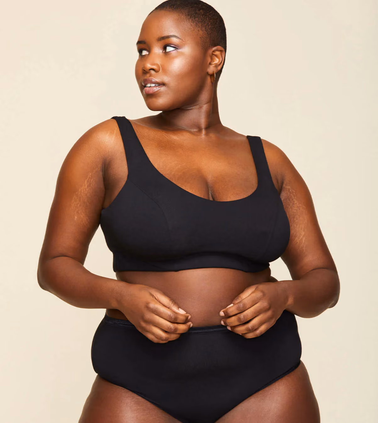 Subset Organic Cotton Scoop Bralette