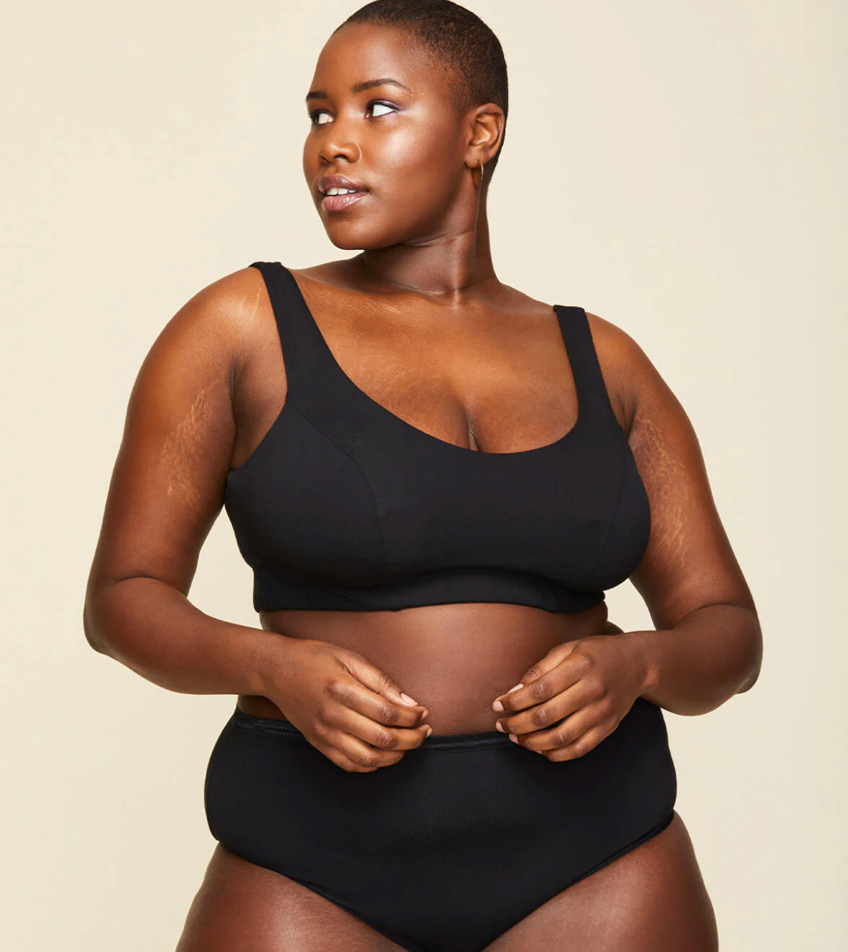  Subset Organic Cotton Scoop Bralette