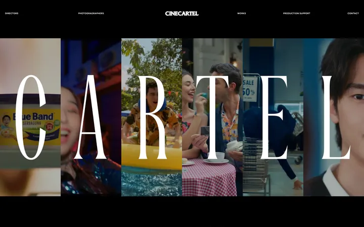 CINECARTEL website by FlowCreates