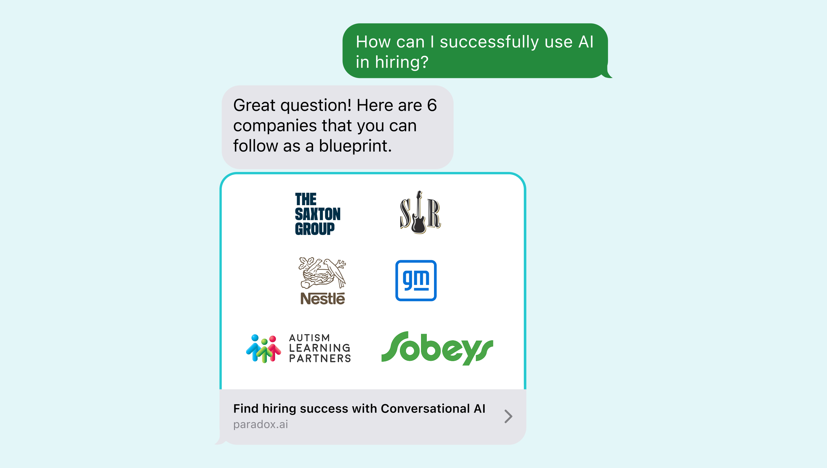 6 companies that found success hiring with conversational AI.