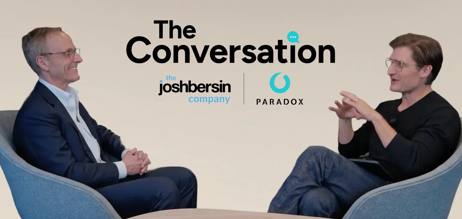 The Conversation with Josh Bersin and Joshua Secrest.