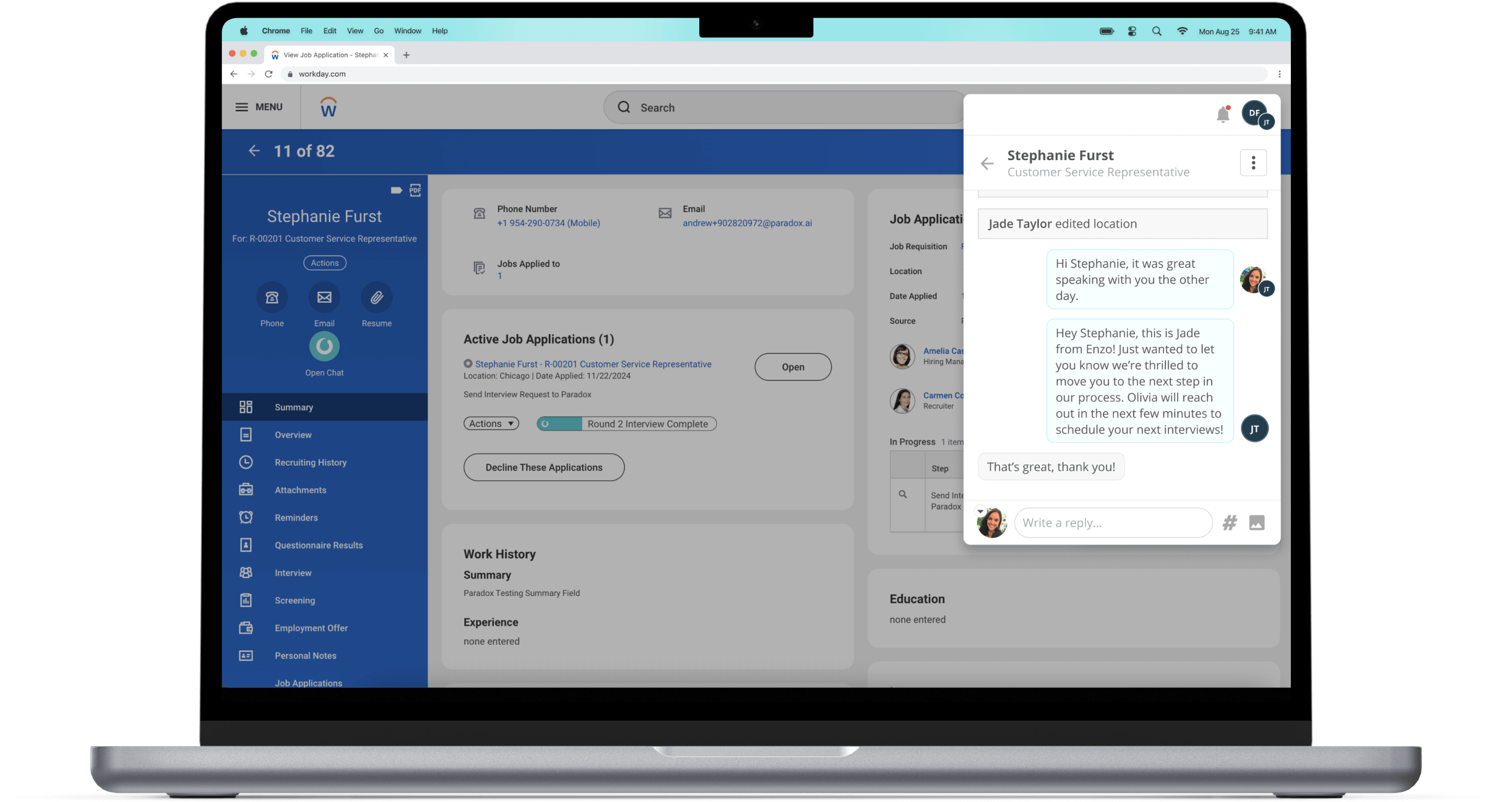Get tasks done faster through our browser extension.