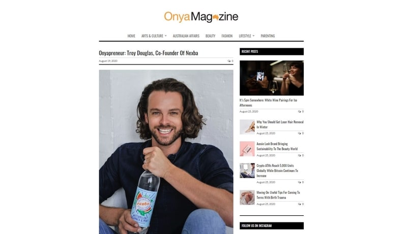 Taurus intern alumni and Co-Founder Of Nexba, Troy Douglas salutes Taurus and Sharon’s mentorship