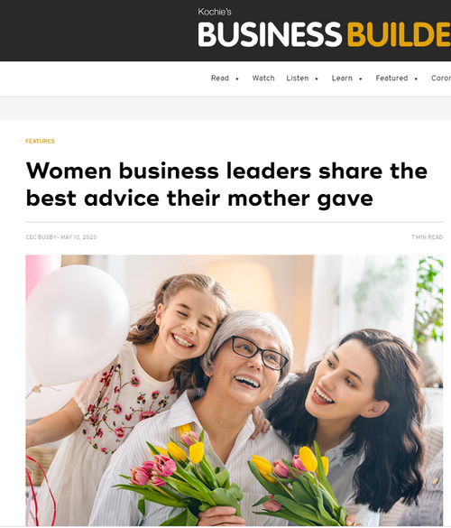 My chat with Kochies Business Builders about Mother's Day