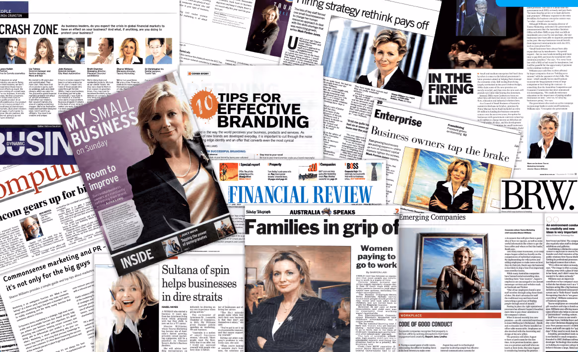 Sharon WIlliams PR Coverage