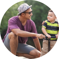 An image of our provisional persona, the parent.