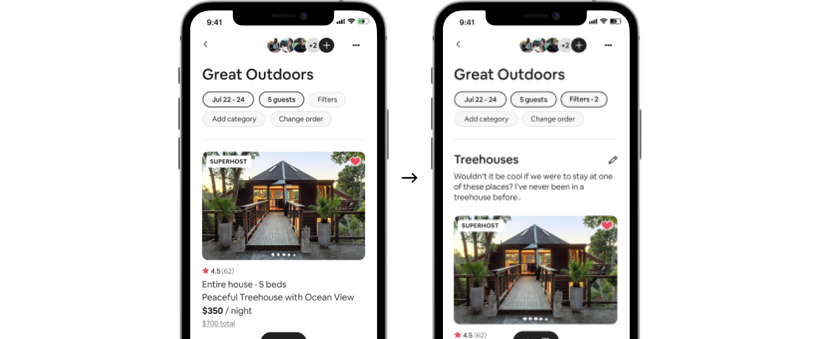An image of our solution for Airbnb.