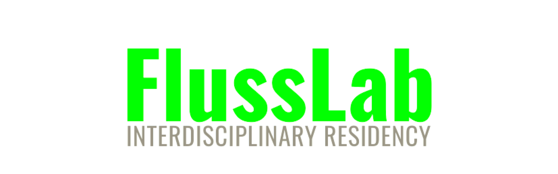logo Fluss Lab: interdisciplinary residency