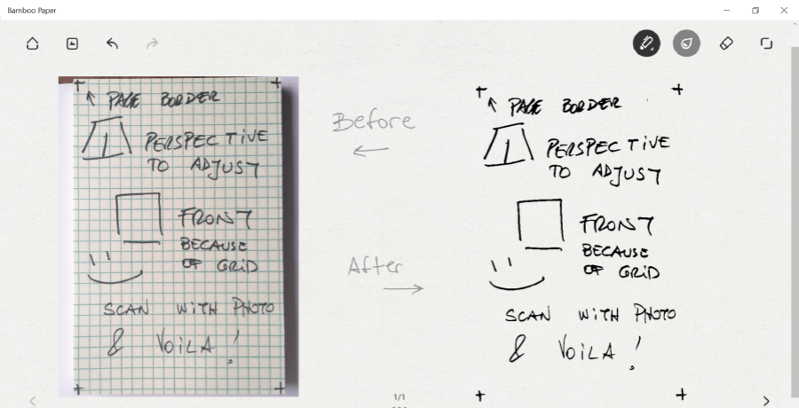 sketch of potential scanning device to read