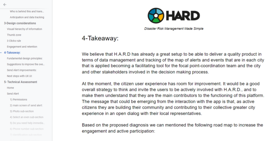 Takeaway of the report