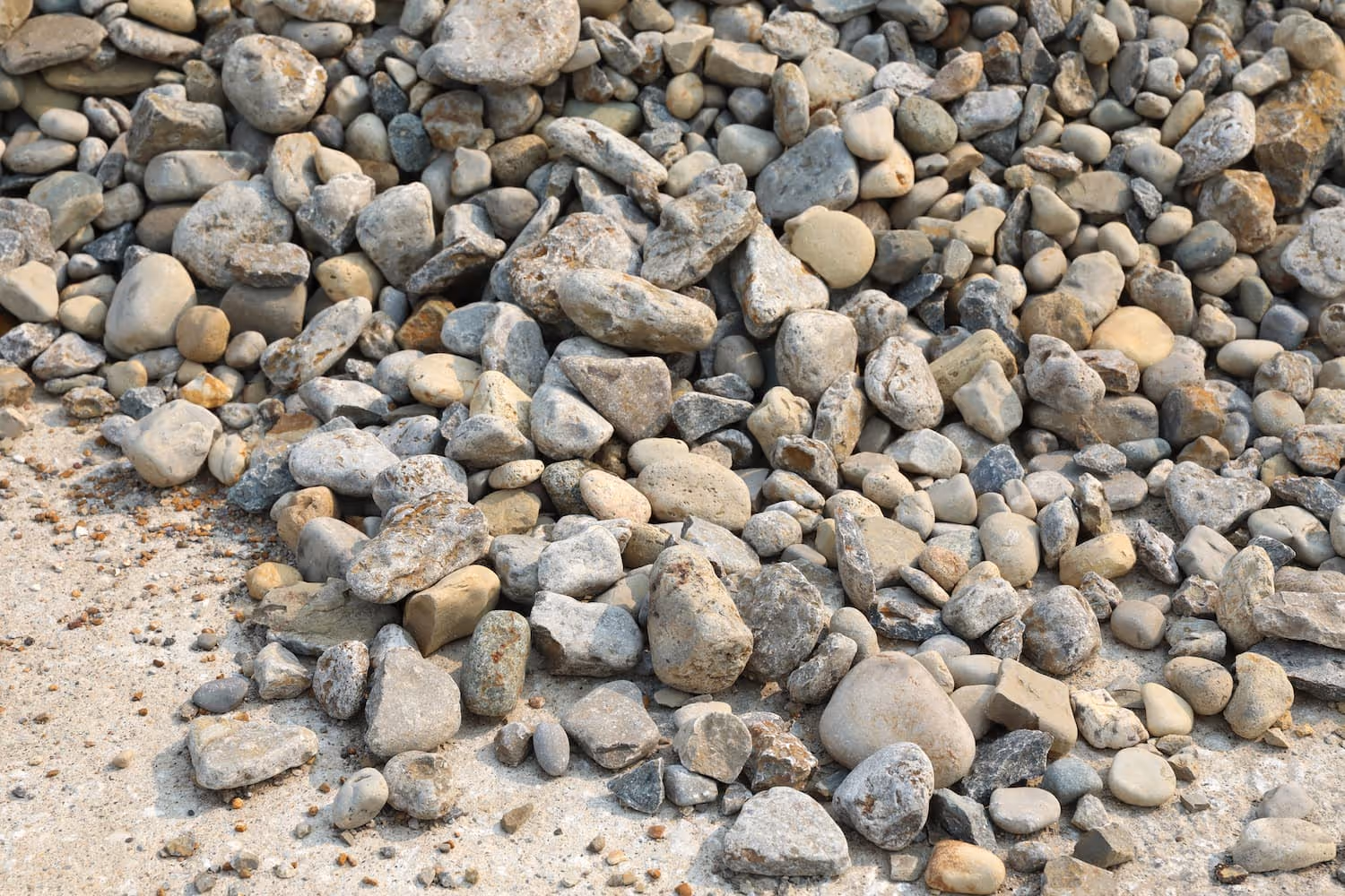 Ohio River Wash spread out on the ground