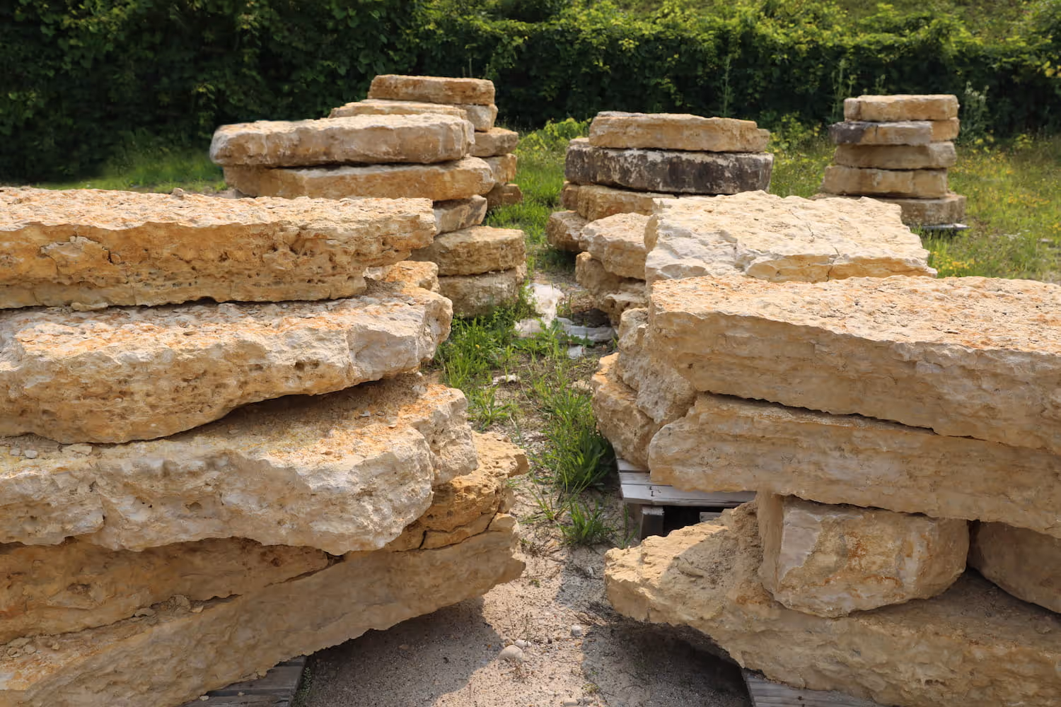Derbyshire on pallets