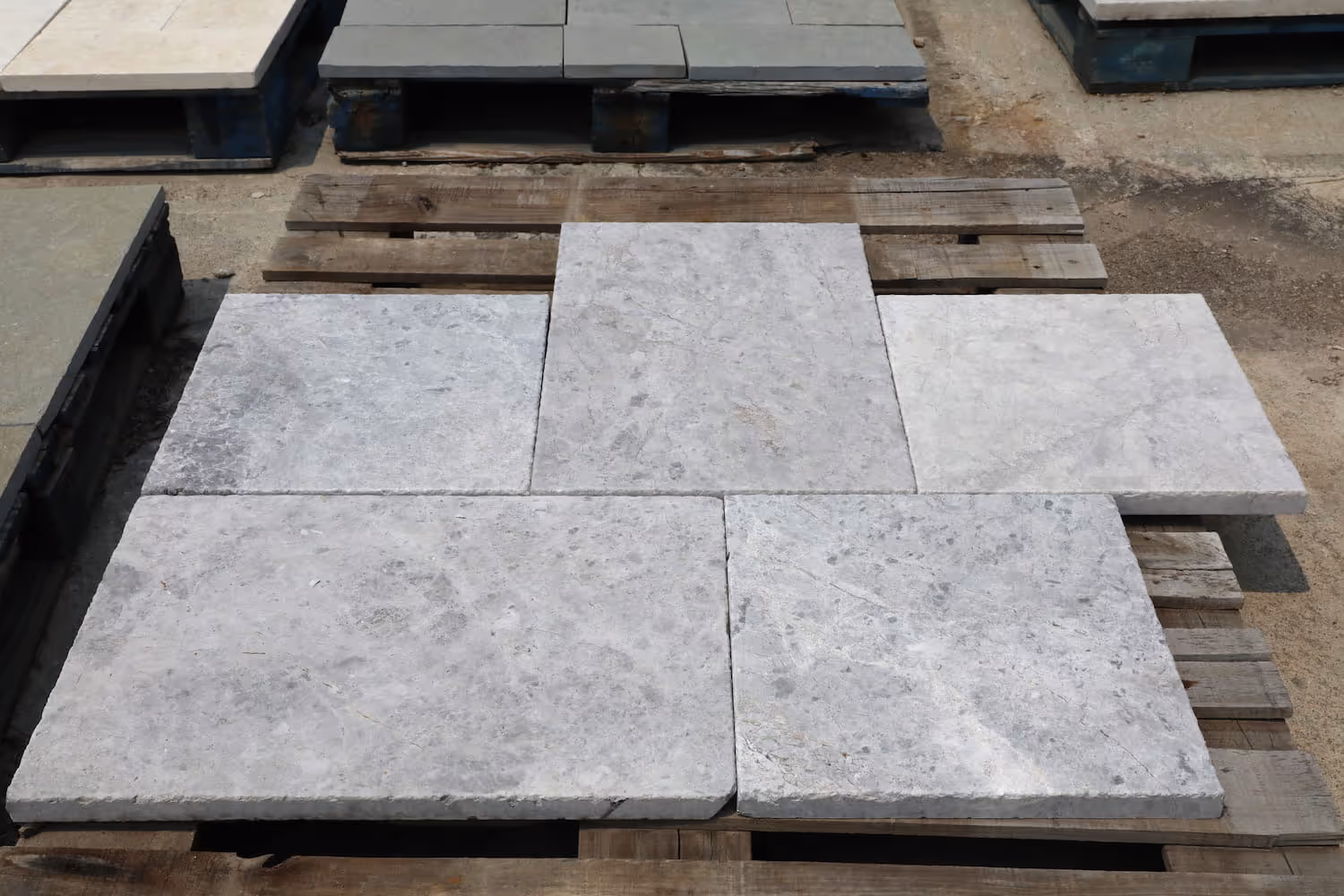 Ocean Gray on pallets