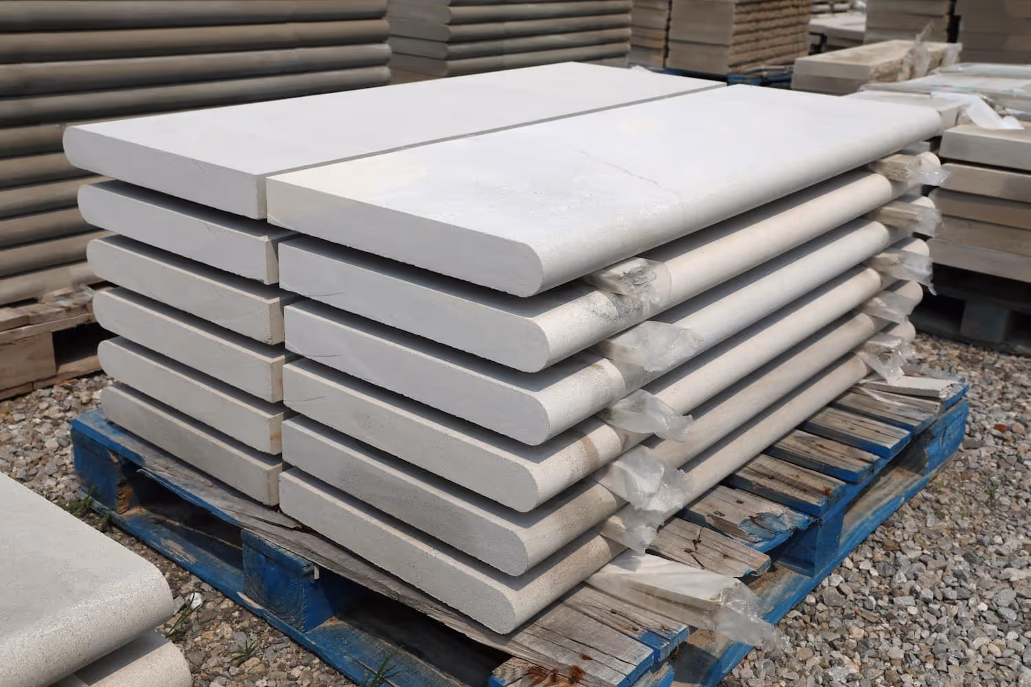 Bullnose on pallets