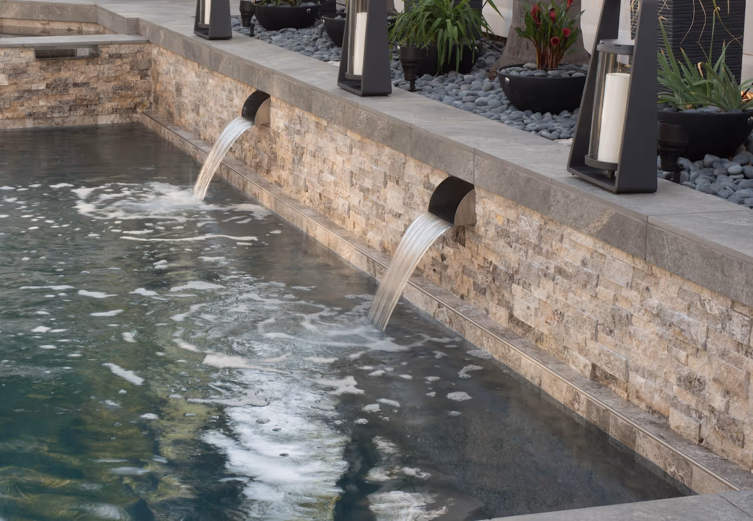 Rockmount at the pool