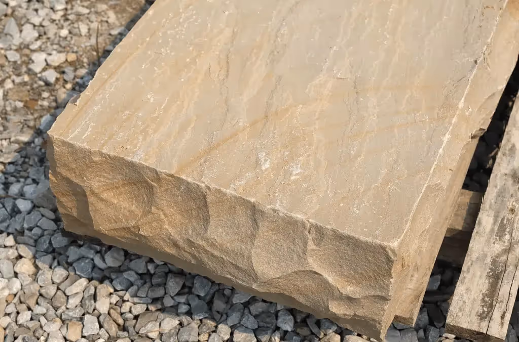 rock on exterior of house