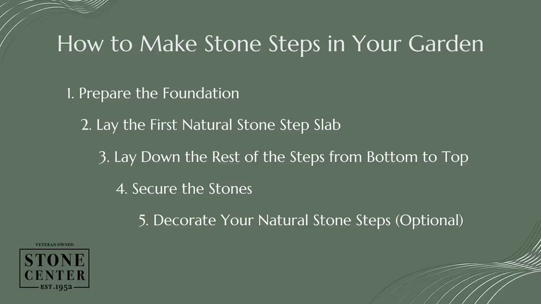 How to Make Stone Steps in Your Garden