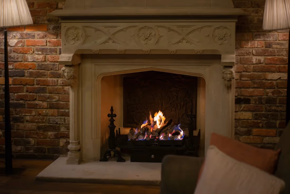 Sealing Limestone Fireplace