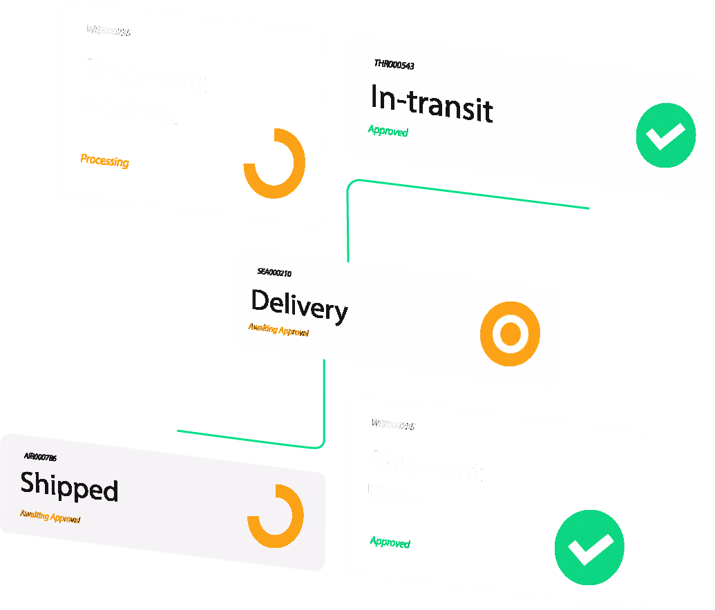 Provide constant updates and notifications around shipment status and milestones by using our automated shipment and cargo tracking feature.