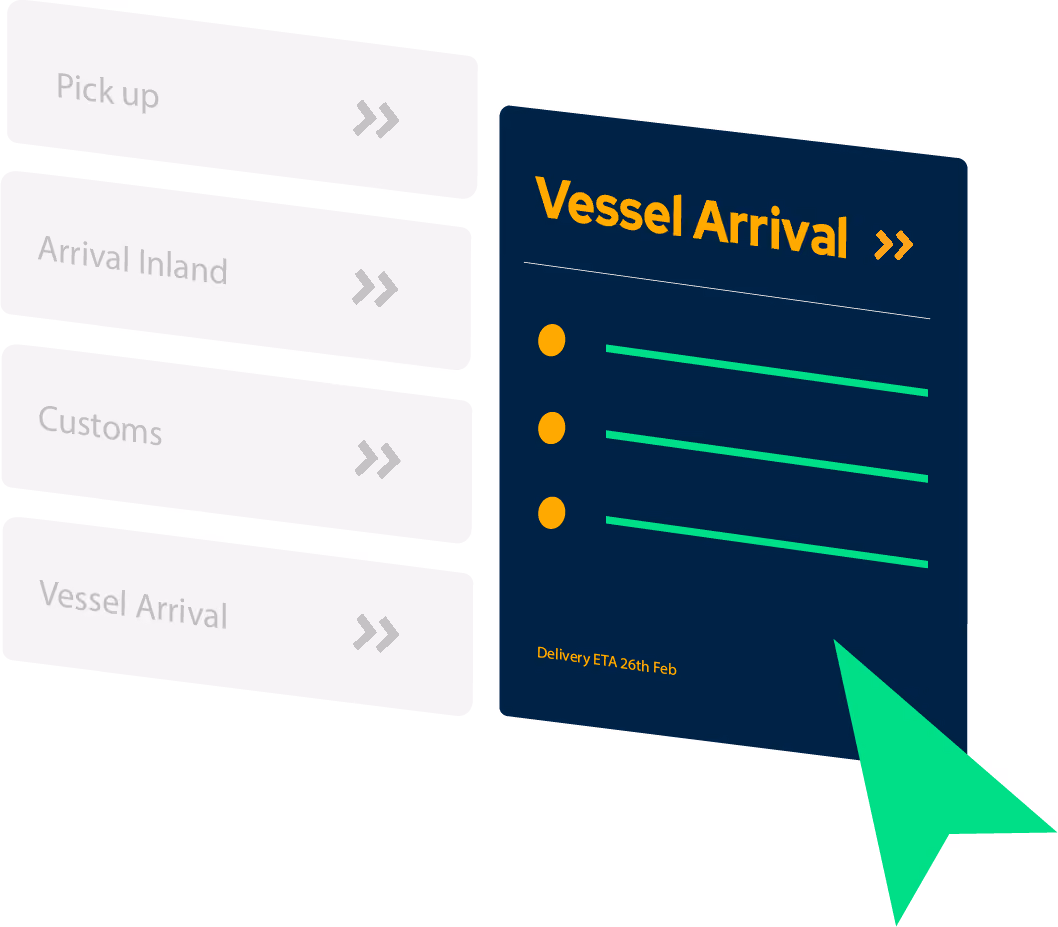 Our robust shipment and cargo tracking feature allows your customers to stay updated on their shipments with a white labelled customer portal.