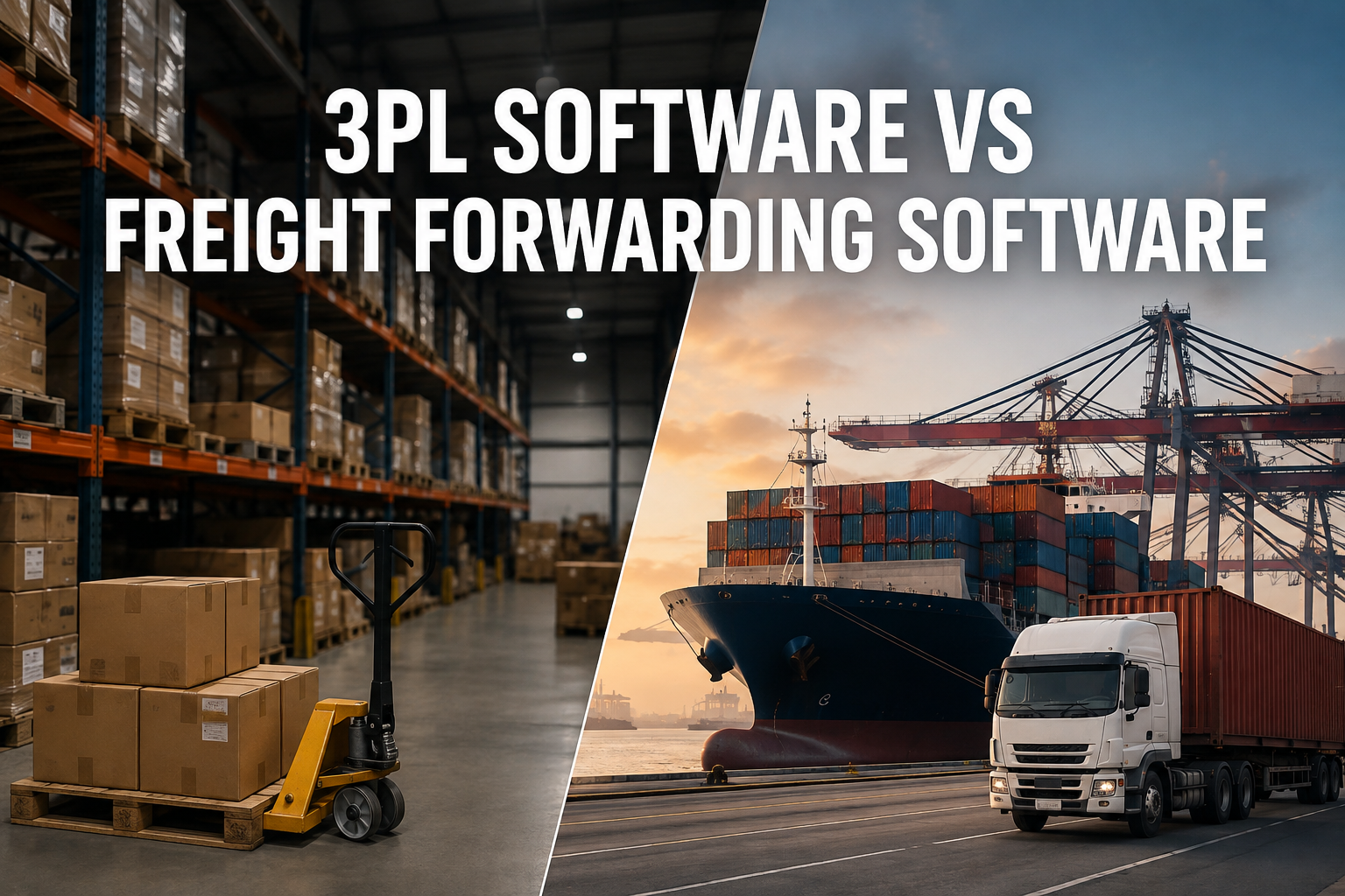 3PL Software vs Freight Forwarding Software: What’s the Difference?