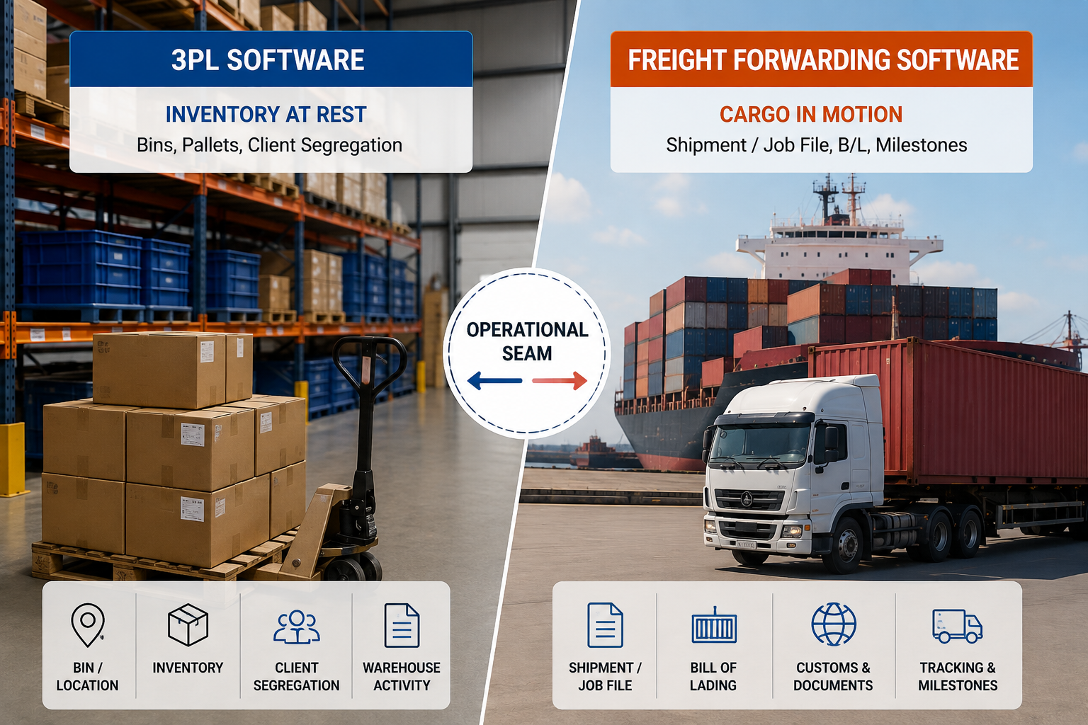 Operational Seam: Inventory to Freight