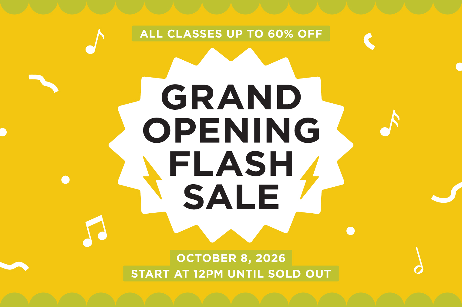SEED FLAGSHIP GRAND OPENING FLASH SALE 