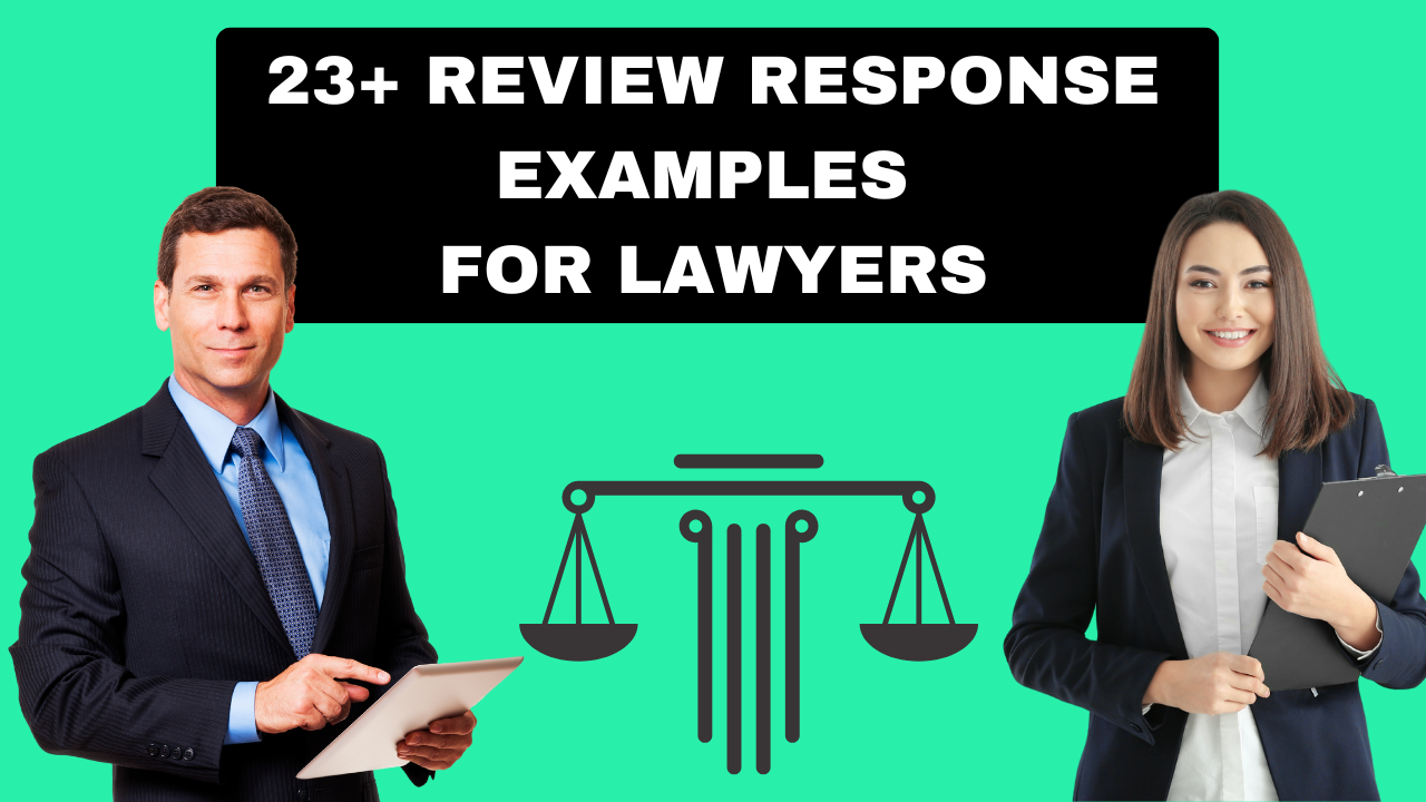 23+ review response examples for lawyers
