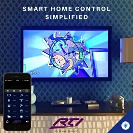 RTI Panel on iPhone for whole house control
