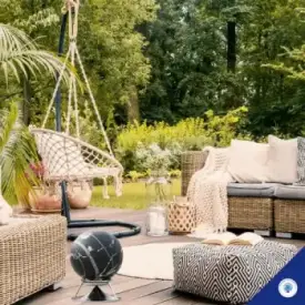 Outdoor audio system with Architettura Sonora Speaker