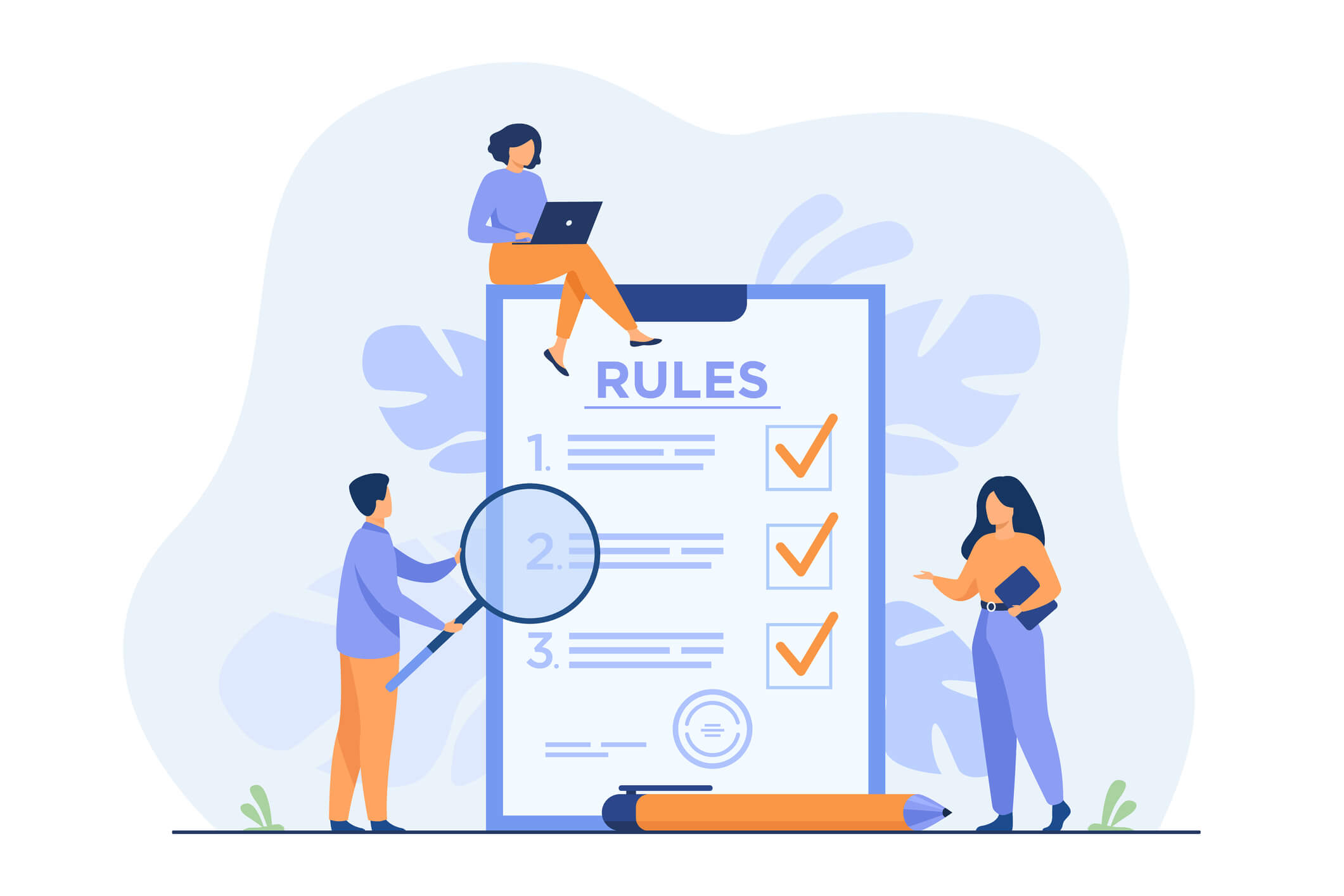 Policy and rules optimized image