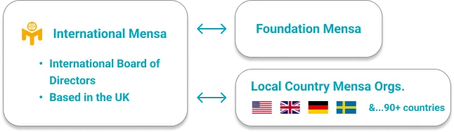 Graphical organization of Mensa