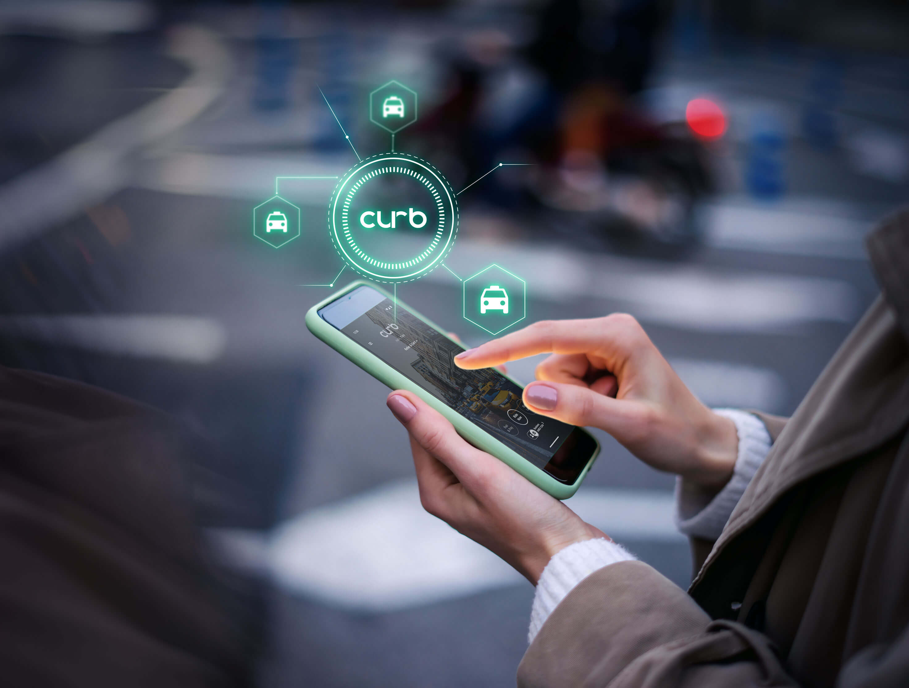 Photo of a person's hands holding a smartphone