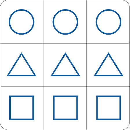 First raven matrix example solution