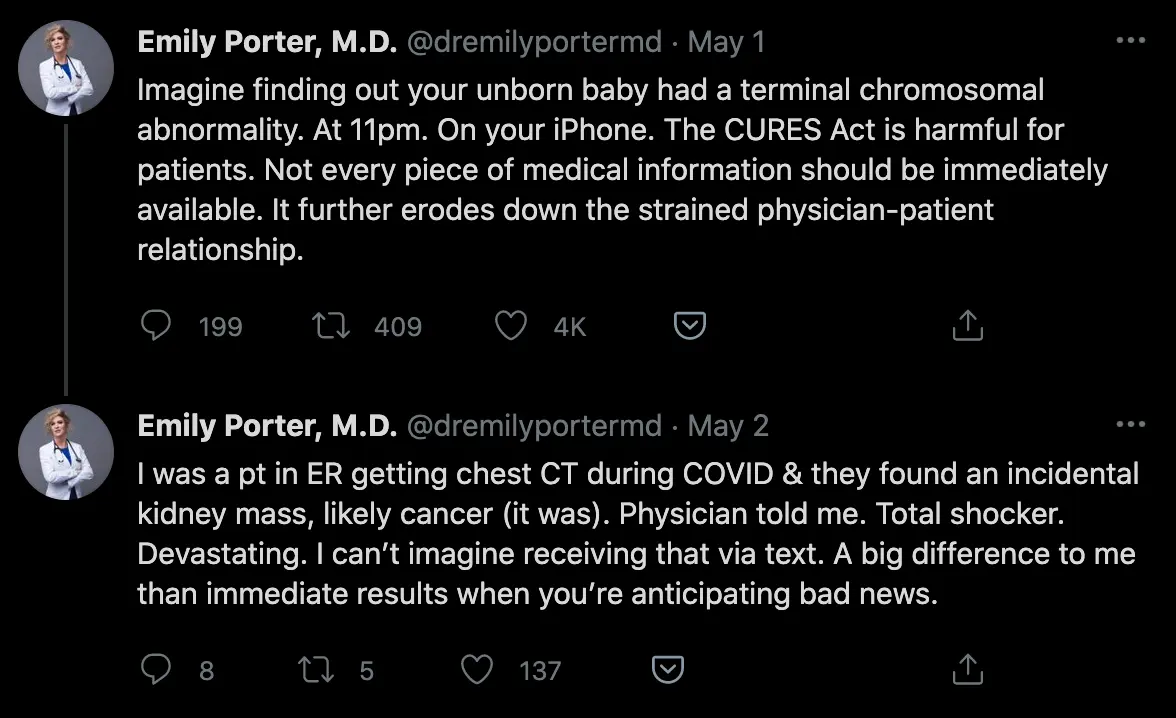 How Much Info Should A Patient Get?