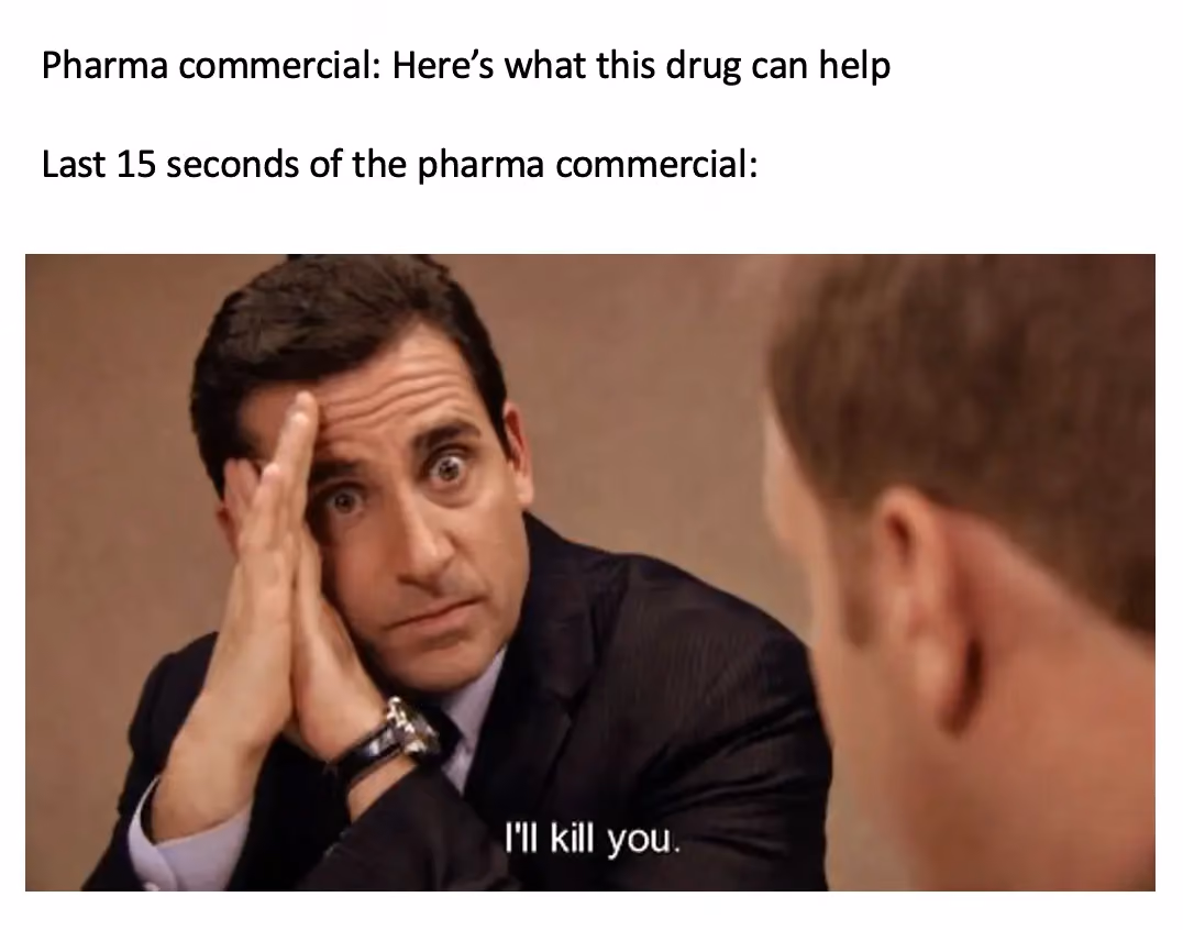 Prescription Drug Commercials: Why are you the way you are?