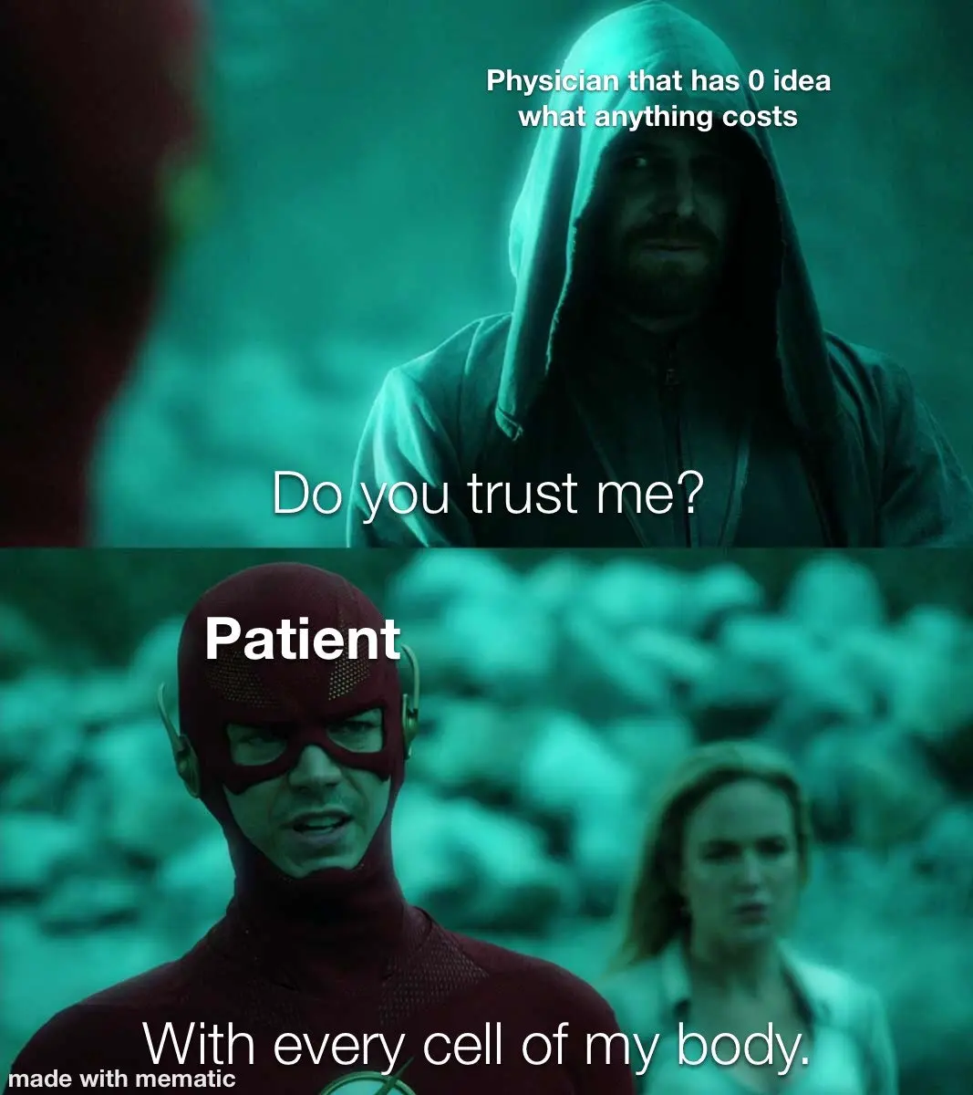 Healthcare Meme - Out-Of-Pocket Health - Healthcare Analysis + Comedy.