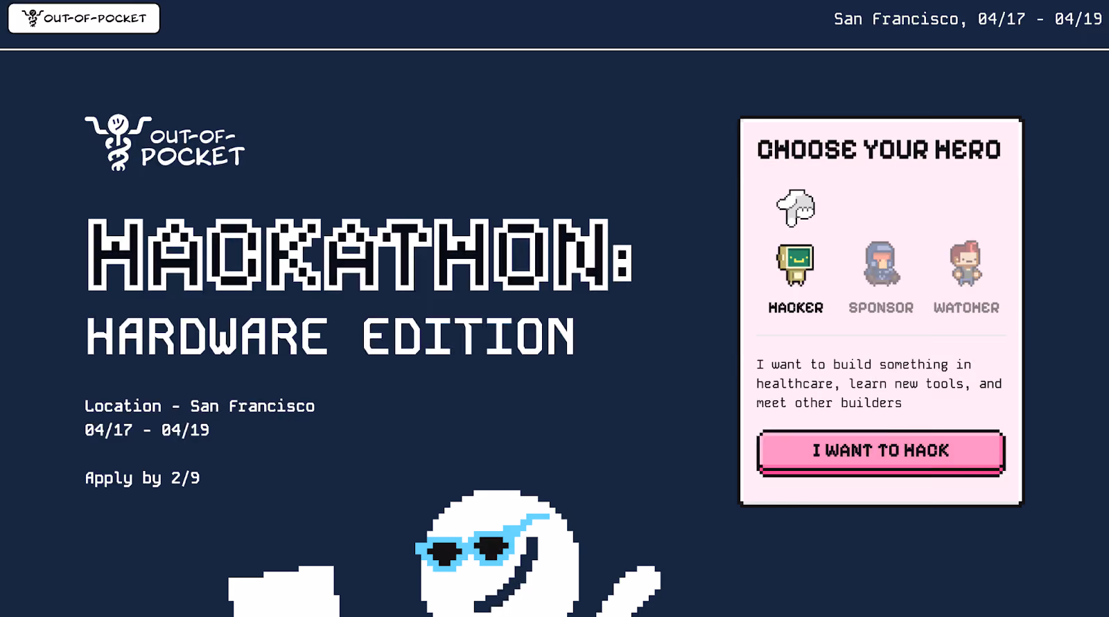 Announcing…OUR HEALTHCARE HARDWARE HACKATHON!