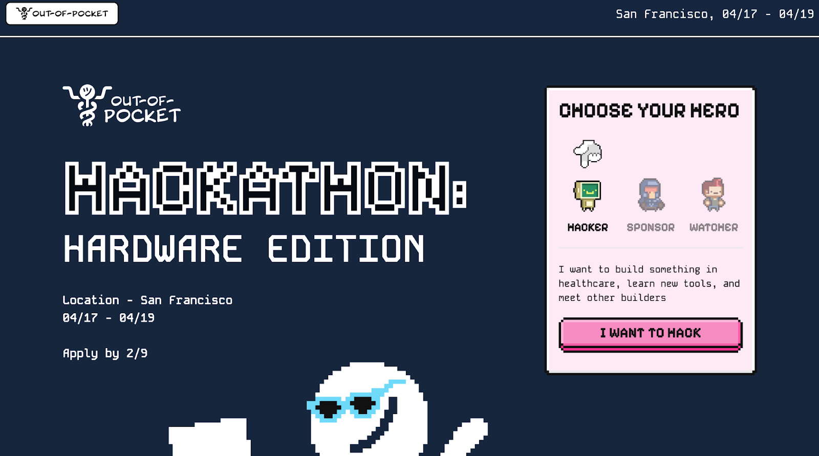 Announcing…OUR HEALTHCARE HARDWARE HACKATHON!