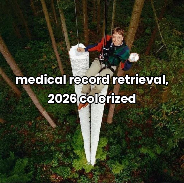 Medical record retrieval, 2026 colorized