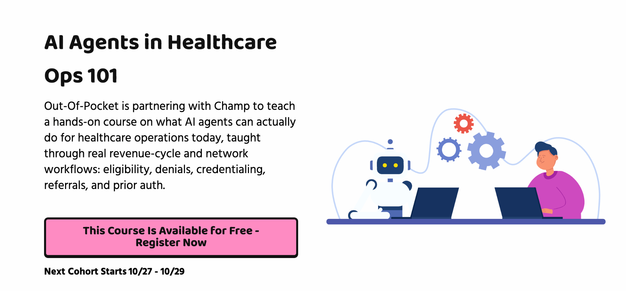 AI Agents in Healthcare Ops course